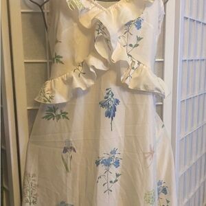 SHEIN White Floral Maxi Dress